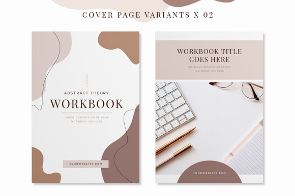 E-Course Workbook Template in Magazine Templates - product preview 1
