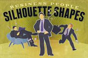 Silhouette shapes - Business People
