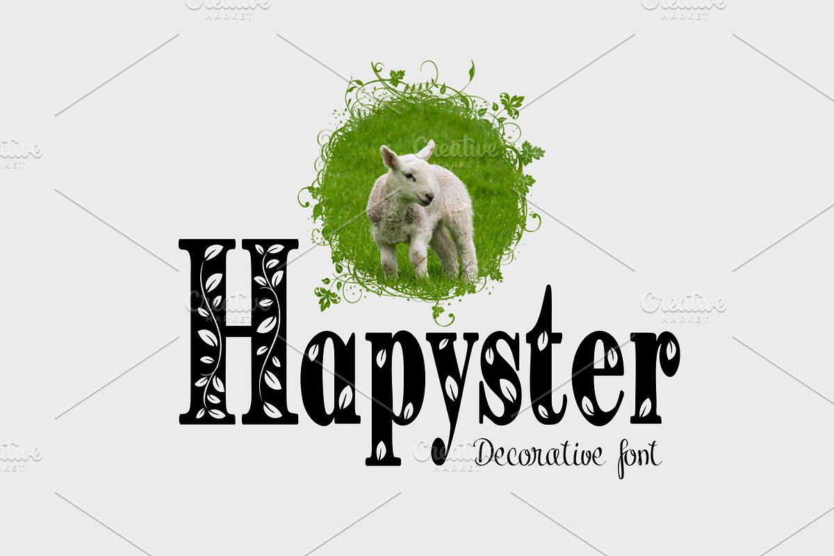 Hapyster in Display Fonts - product preview 8