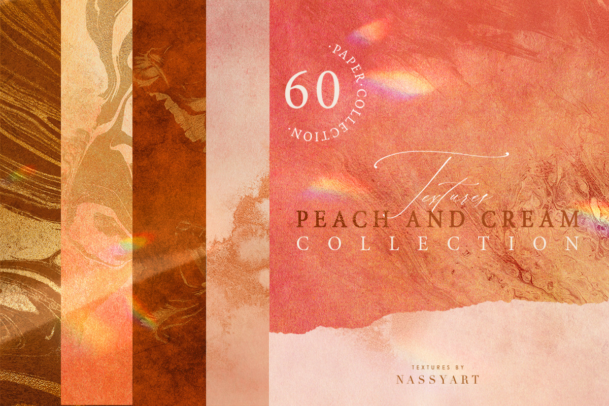 60 Peach and Cream Textures in Textures - product preview 8