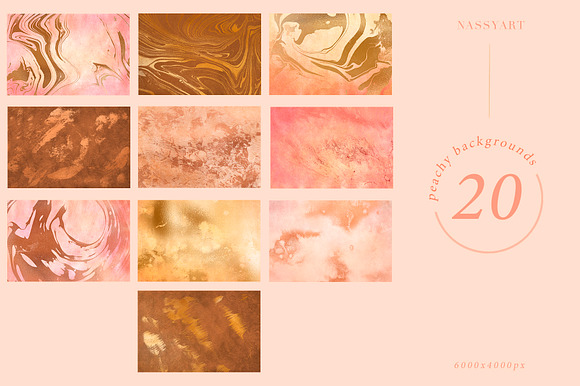60 Peach and Cream Textures in Textures - product preview 4