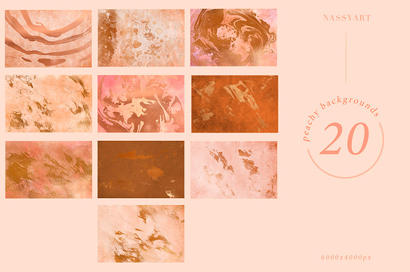 60 Peach and Cream Textures in Textures - product preview 5