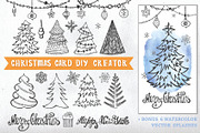Christmas card DIY creator 01