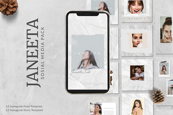 JANEETA - Social Media Template in Instagram Templates - product preview 9