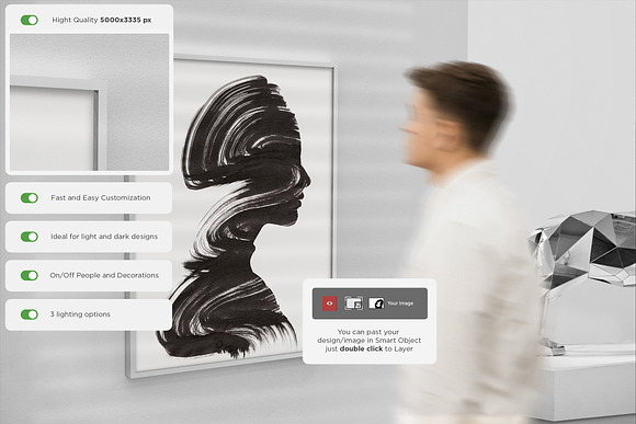 Art Gallery MockUp / Poster in Print Mockups - product preview 1