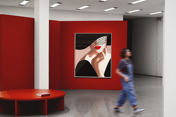Art Gallery MockUp / Poster in Print Mockups - product preview 6