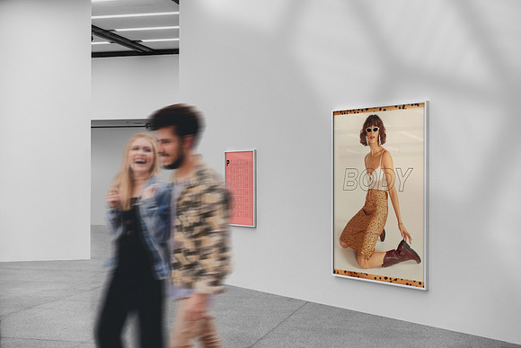 Art Gallery MockUp / Poster in Print Mockups - product preview 12
