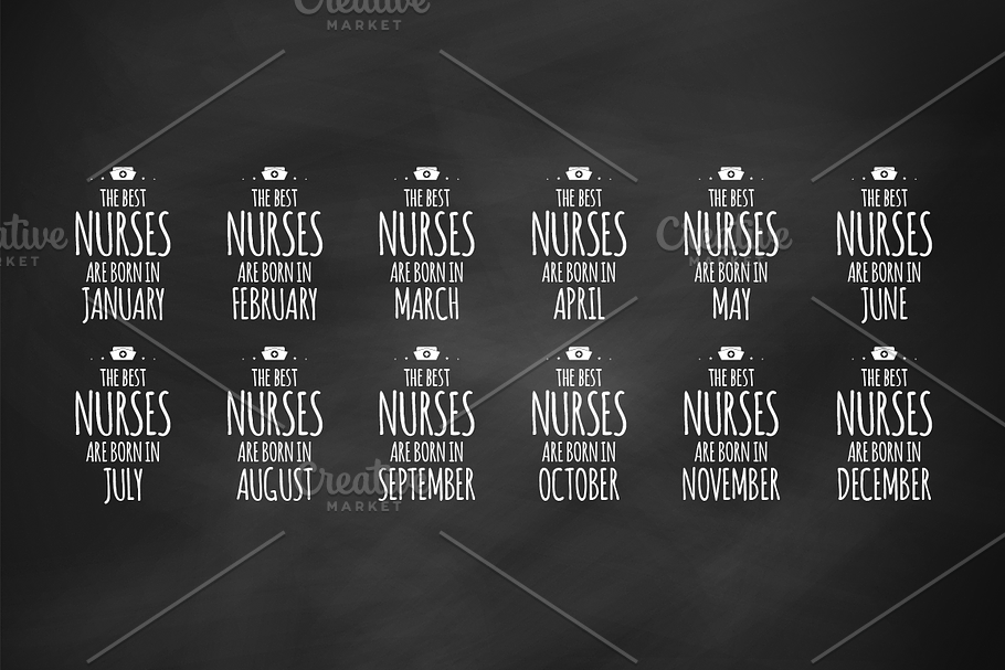 The best nurses are born in ... in Illustrations - product preview 8