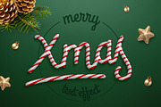 Christmas text effect