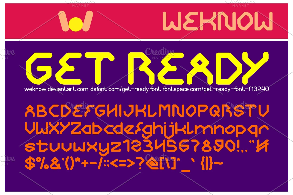 Get Ready Font in Display Fonts - product preview 8