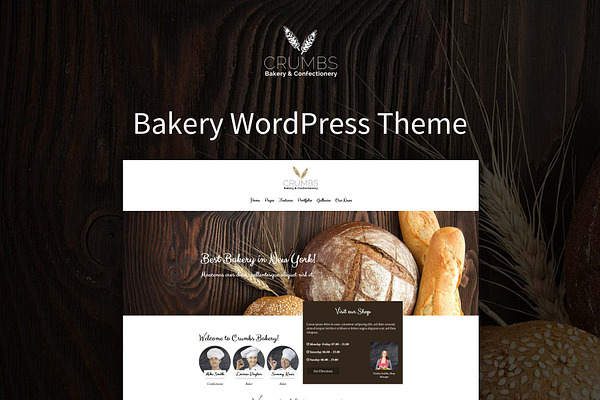 Crumbs - Bakery WordPress Theme