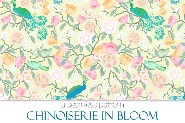 Chinoiserie In Bloom - Pattern