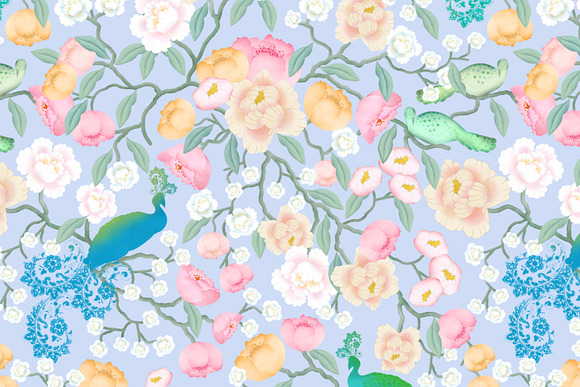 Chinoiserie In Bloom - Pattern in Patterns - product preview 5