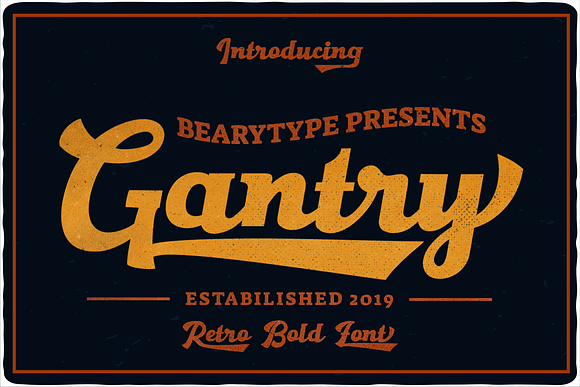 Gantry - Hand Lettering Script in Script Fonts - product preview 8