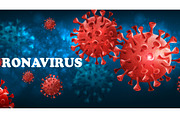 Coranavirus background Vector