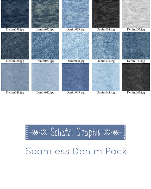 Ultimate Denim Seamless Pack in Patterns - product preview 6