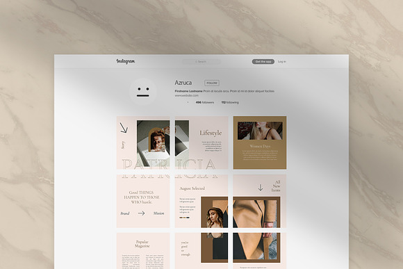 Sureeal Puzzle Instagram Feed in Instagram Templates - product preview 4