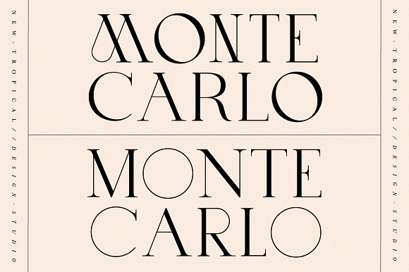 MONTE~CARLO Caps Font in Serif Fonts - product preview 9