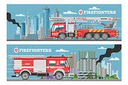 Fire truck rescue engine