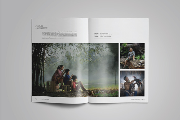 Photography Portfolio or Photo Album in Brochure Templates - product preview 4