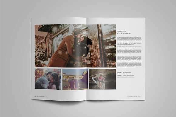 Photography Portfolio or Photo Album in Brochure Templates - product preview 11