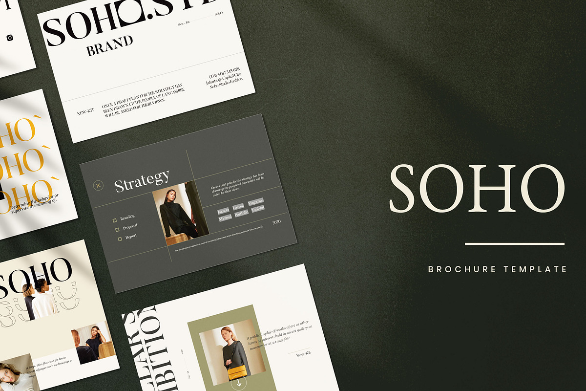 SOHO - Brand Strategy in Brochure Templates - product preview 8