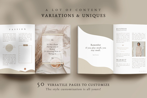 CANVA PS eBook Fashionpreneur in Magazine Templates - product preview 14
