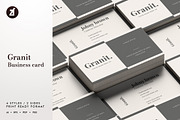 Granit - Business card template