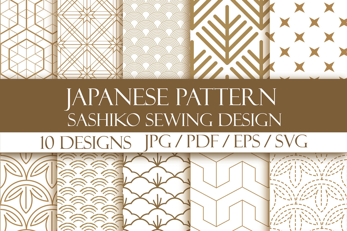 Japanese pattern vector in Patterns - product preview 8