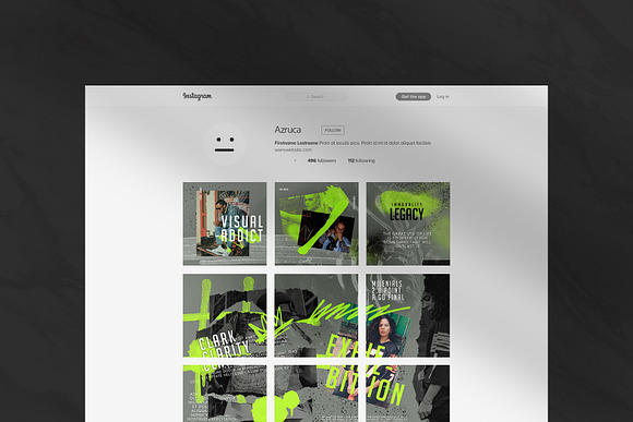 Vandalsm Puzzle Instagram Feed in Instagram Templates - product preview 4