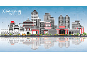 Xiangyang China City Skyline