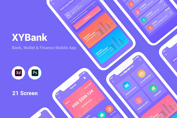 Bank, Wallet & Finance Mobile App
