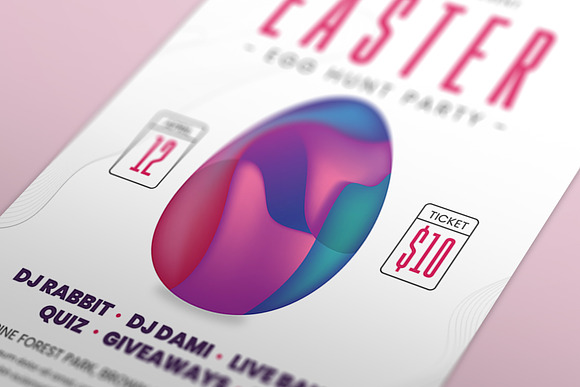Easter in Flyer Templates - product preview 1