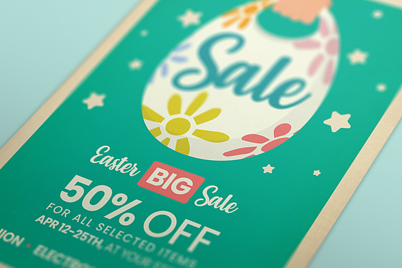 Easter Sale in Flyer Templates - product preview 1