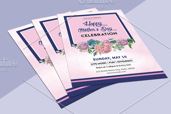 Mother's Day Flyer - V1221 in Flyer Templates - product preview 1