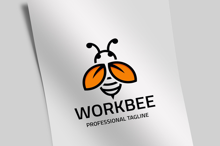 Work Bee Logo in Logo Templates - product preview 8