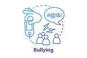 Verbal and social bullying icon