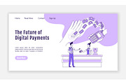 Digital payments landing page