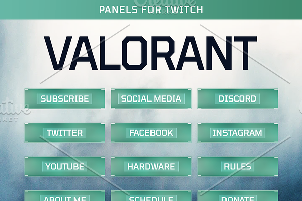 Valorant - Twitch Panels