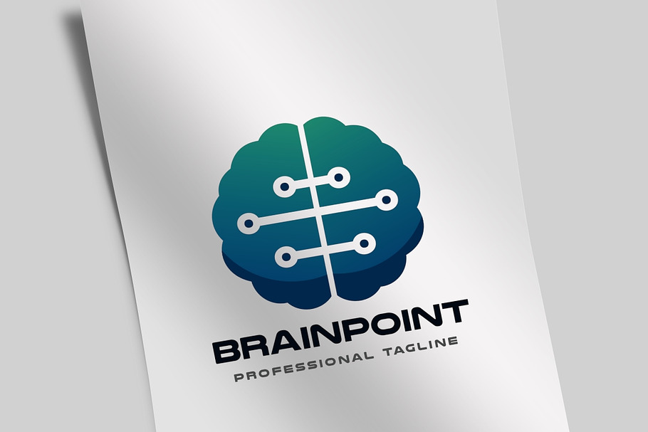 Brain Point Logo in Logo Templates - product preview 8