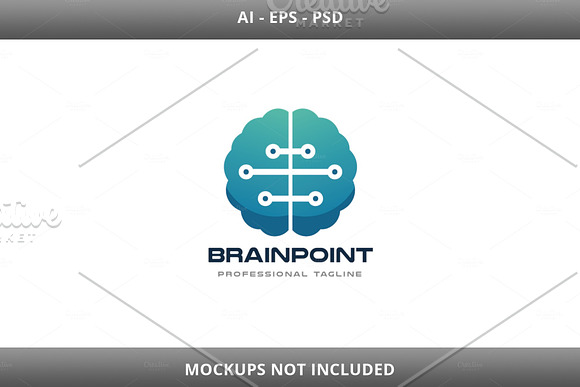 Brain Point Logo in Logo Templates - product preview 1