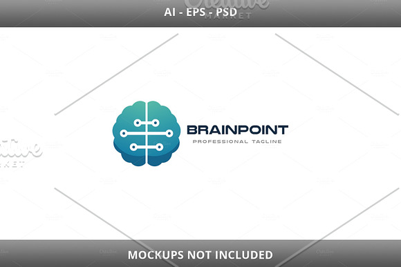 Brain Point Logo in Logo Templates - product preview 2
