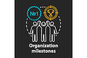 Organization milestones celebrating