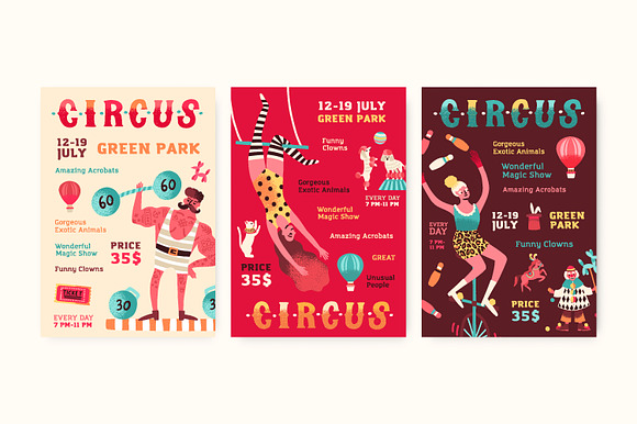 Circus bundle in Illustrations - product preview 4