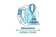 Adventurer concept icon
