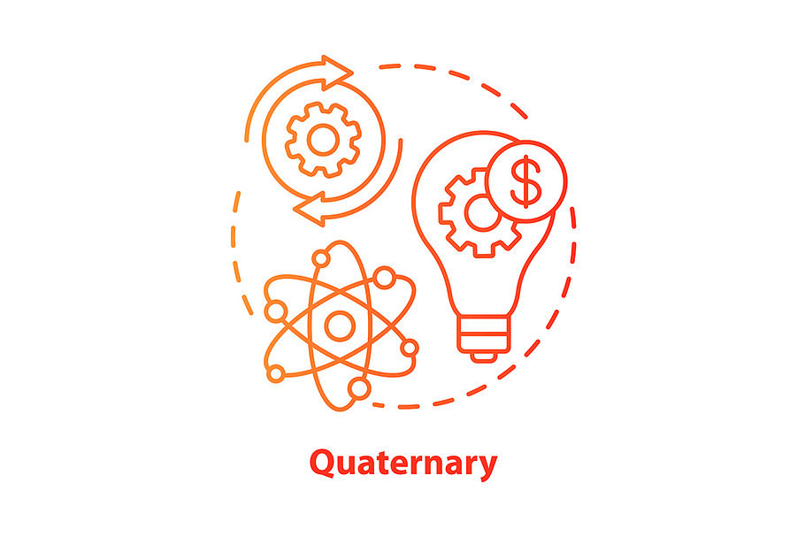 Quaternary red concept icon in Icons - product preview 8