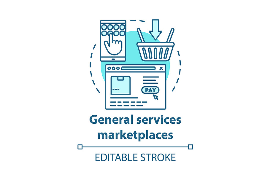 General services marketplaces icon