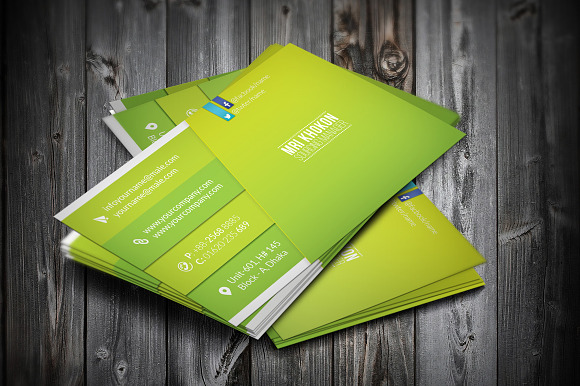 Corporate Business Card Template in Business Card Templates - product preview 1