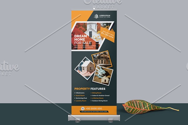 Real Estate Property Roll-up Banner