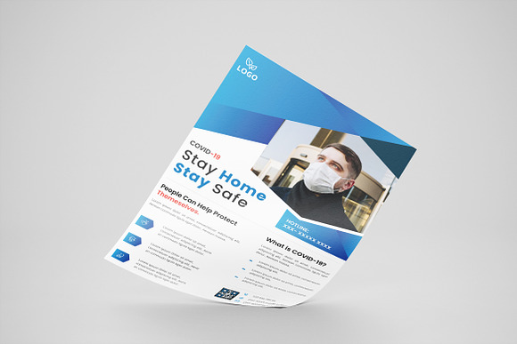 COVID-19 Flyer Template in Flyer Templates - product preview 1
